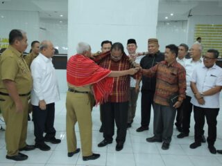 Bupati dan Wakil Bupati Asahan Sambut Kedatangan Banggar DPRD Provsu