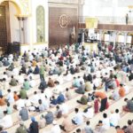 Bupati dan Wakil Bupati Asahan Sholat Ied di Masjid Agung Kisaran