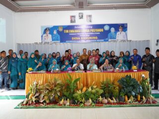 Desa Rahuning Dikunjungi Tim Evaluasi TP PKK Sumut