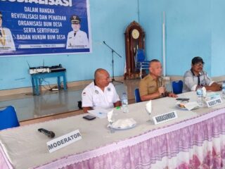 Dinas PMD Kotamobagu Gelar Revitalisasi, Penataan dan Sertifikasi Bumdes