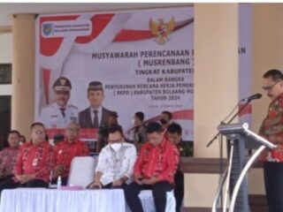 Limi Mokodompit Buka Musrenbang RKPD 2024 Tingkat Kabupaten Bolmong