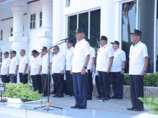 Pemkab Asahan Gelar Apel Gabungan Perdana Pasca Cuti Hari Raya Idul Fitri 1444 H