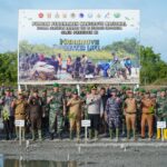Bupati Asahan Ikuti Acar Puncak Penanaman Mangrove Nasional