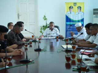 KPU Beraudiensi Dengan Bupati Asahan
