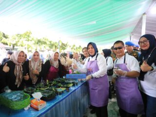 Kotamobagu Expo 2023, Wali Kota Tatong Bara Kunjungi Stand Festival Kuliner dan Produk UMKM