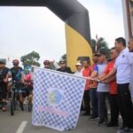 Wakil Wali Kota Kotamobagu Lepas Peserta Fun Bike dan Run Bike