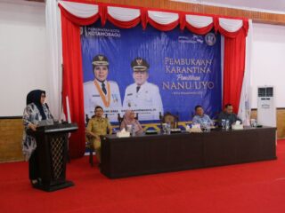 Wali Kota Tatong Bara Buka Tahapan Karantina Peserta Nanu’ dan Uyo’ Kota Kotamobagu