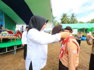 Wali Kota Tatong Bara Hadiri Perkemahan Gabungan Pondok Pesantren Assalam Manado