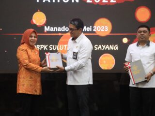 Wali Kota Tatong Bara Terima Opini WTP ke-10 Kali Berturut-turut
