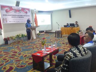 Wali Kota Tatong Bara hadiri Sosialisasi Pengawasan Pemilu Partisipatif