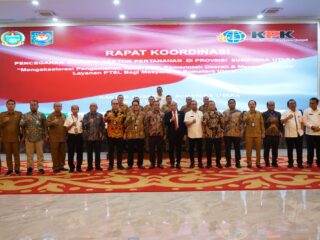 Sekda Kabupaten Asahan Ikuti Rakor Pencegahan Korupsi Sektor Pertanahan