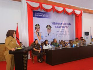 Wali Kota Tatong Bara dan Wakil Wali Kota Nayodo Koerniawan Hadiri Sosialisasi Kesiapan Pemda Menuju Pemilu 2024
