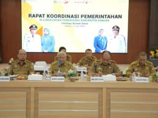 Pimpin Rakorpem Bulan Juli, Bupati Asahan Tetap Ingatkan OPD Perhatikan Prinsip 3T