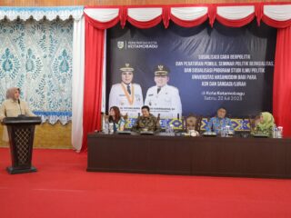 Wali Kota Tatong Bara Sosialisasi Cara Berpolitik, Peraturan Pemilu dan Seminar Politik Berkualitas