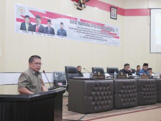 Wawali Nayodo Hadiri Rapat Paripurna Penyampaian Ranperda Pertanggungjawaban Pelaksanaan APBD Kotamobagu Tahun 2022