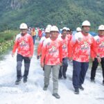 Bupati Bersama Wakil Bupati Asahan Pantau Pembangunan PLTA Asahan III
