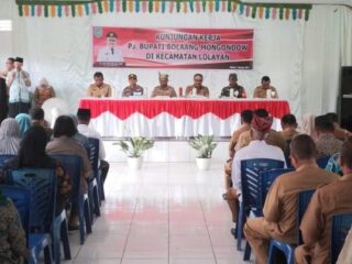 Bupati Bolmong Limi Mokodompit Kunker ke Kecamatan Lolayan