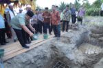 Bupati dan Wakil Bupati Asahan Lakukan Peletakan Batu Pertama Pembangunan Masjid Baiturrahman