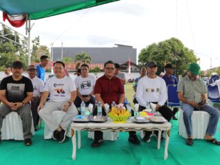 Jelang HUT ke-78 Republik Indonesia, Wakil Wali Kota Nayodo Koerniawan Saksikan Pertandingan Turnamen Sepak Bola Wanita