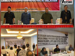 Bawaslu Minsel Gelar Fasilitasi Sentra Gakkumdu Tahapan Pencalonan
