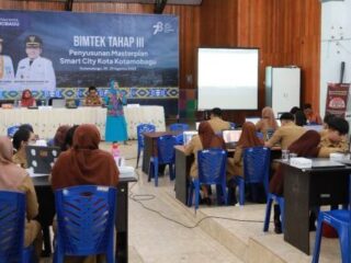 Diskominfo Kotamobagu Gelar Bimtek Penyusunan Masterplan Smart City Tahap Tiga