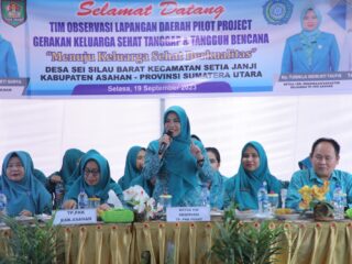 Ketua TP-PKK Asahan Terima Kunjungan Tim Observasi Lapangan Daerah Pilot Project