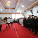 Wali Kota Tatong Bara Lantik 102 Pejabat Struktural dilingkungan Pemkot Kotamobagu