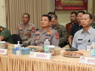 Asisten I Pemkot Kotamobagu Hadiri Rakor Pengamanan Pemilu 2024