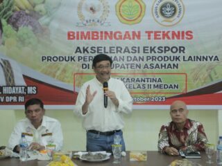 Asisten Perekonomian dan Pembangunan Ikuti Bimtek Akselerasi Ekspor Produk Pertanian