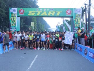 Bupati Asahan dan Dandim 0208 Lepas Peserta Fun Run HUT ke-78 TNI