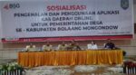 Bupati Bolmong Limi Mokodompit Buka Sosialisasi Aplikasi KasDa Online