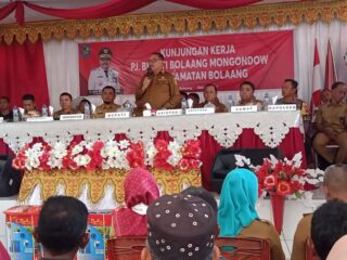 Bupati Bolmong Limi Mokodompit Kunker ke Kecamatan Bolaang