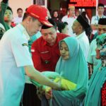 Bupati Iskandar Kamaru Buka Gerakan Pangan Murah di Desa Milangodaa