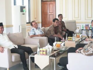 Bupati Sachrul Terima Kunjungan Kepala BPK RI Perwakilan Sulut