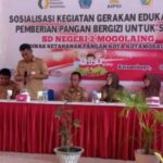 DKP Kotamobagu Sosialisasikan Pemberian Pangan Bergizi untuk Siswa