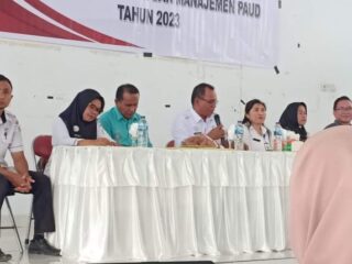 Disdik Kotamobagu Gelar Bimtek Kelembagaan dan Manajemen PAUD