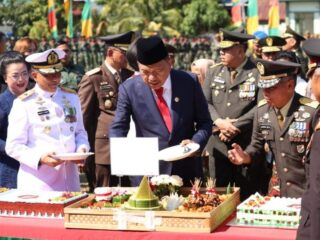 Gubernur Sulut Olly Dondokambey Hadiri HUT TNI ke-78