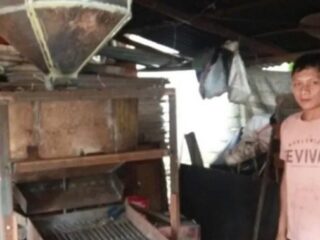 Kadrianto Ciptakan Mesin Pemecah Cangkang Kemiri