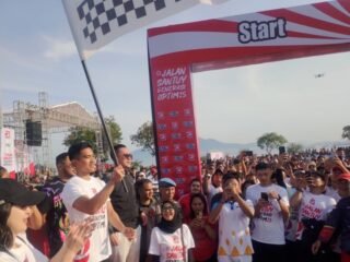 PSI Sulut Gelar Jalan Sehat Bareng Kaesang