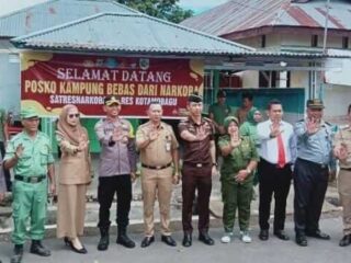 Pemdes Tabang Bangga Terpilih jadi Kampung Bebas Narkoba