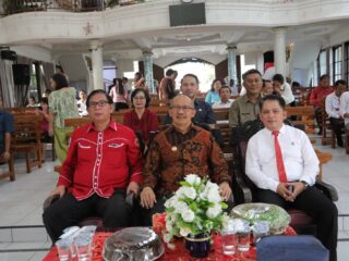 Pj Wali Kota Asripan Nani Hadiri Pelantikan Panitia Natal PELPRIP BMR