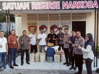 Satresnarkoba Polres Kotamobagu Sita Seratus Saset Obat Komix