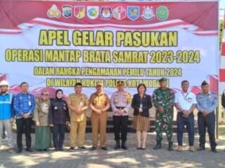 Wali Kota Asripan Nani Hadiri Apel Gelar Pasukan Kesiapan Operasi Mantap Brata Samrat 2023 – 2024