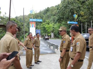 Wali Kota Asripan Nani Tinjau Tapal Batas Kotamobagu