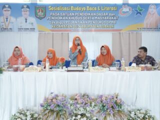 350 Peserta dari 9 Kecamatan Ikuti Sosialisasi Budaya Baca dan Literasi