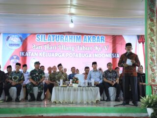 Asripan Nani Hadiri Silaturahim Akbar dan HUT Ikatan Keluarga Potabuga Indonesia