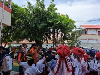 BPBD Kotamobagu Lakukan Sosialisasi dan Simulasi Penanggulangan Bencana di Sekolah