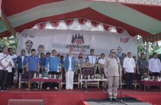 Bupati Limi Mokodompit Buka Jambore KNPI Bolmong