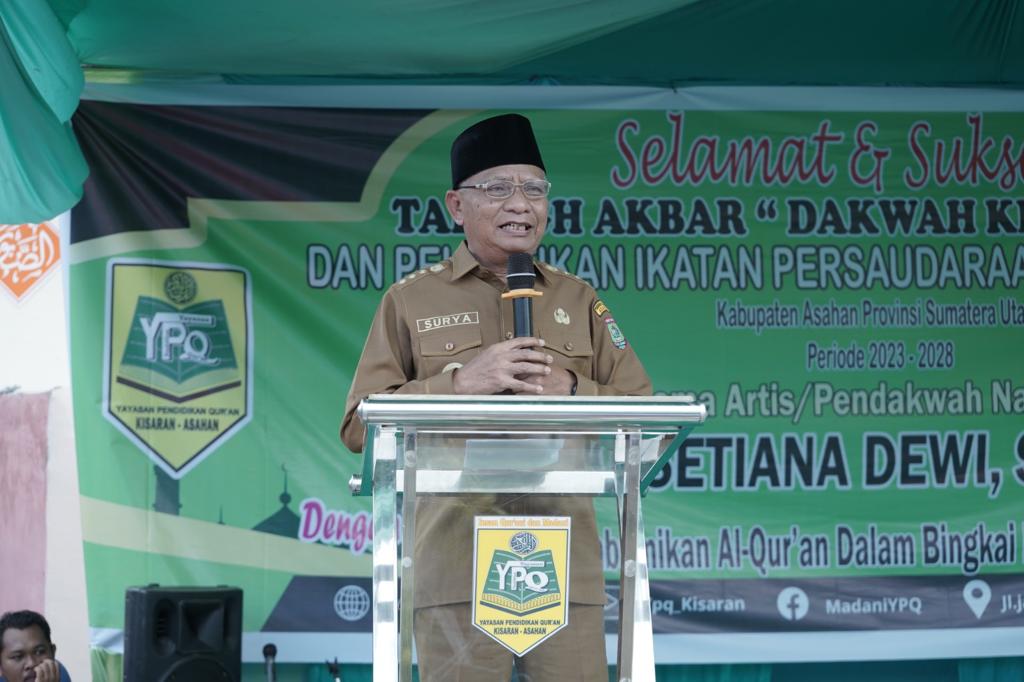 Bupati Surya Hadiri Pelantikan IPHI Kabupaten Asahan Masa Bhakti 2023-2028