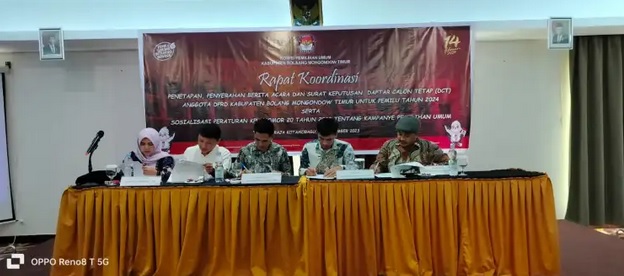 Kpu Boltim Umumkan Jumlah Dct Caleg Dprd Tajuk News